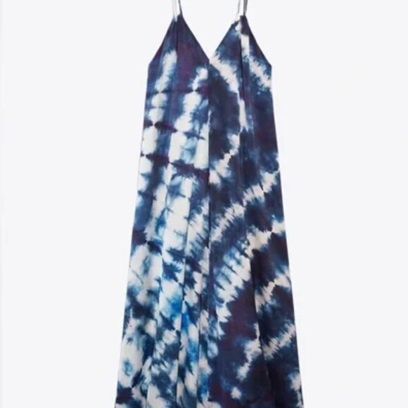 Zara Tie Dye Midi Slip Dress XS/S - Picture 4 of 6